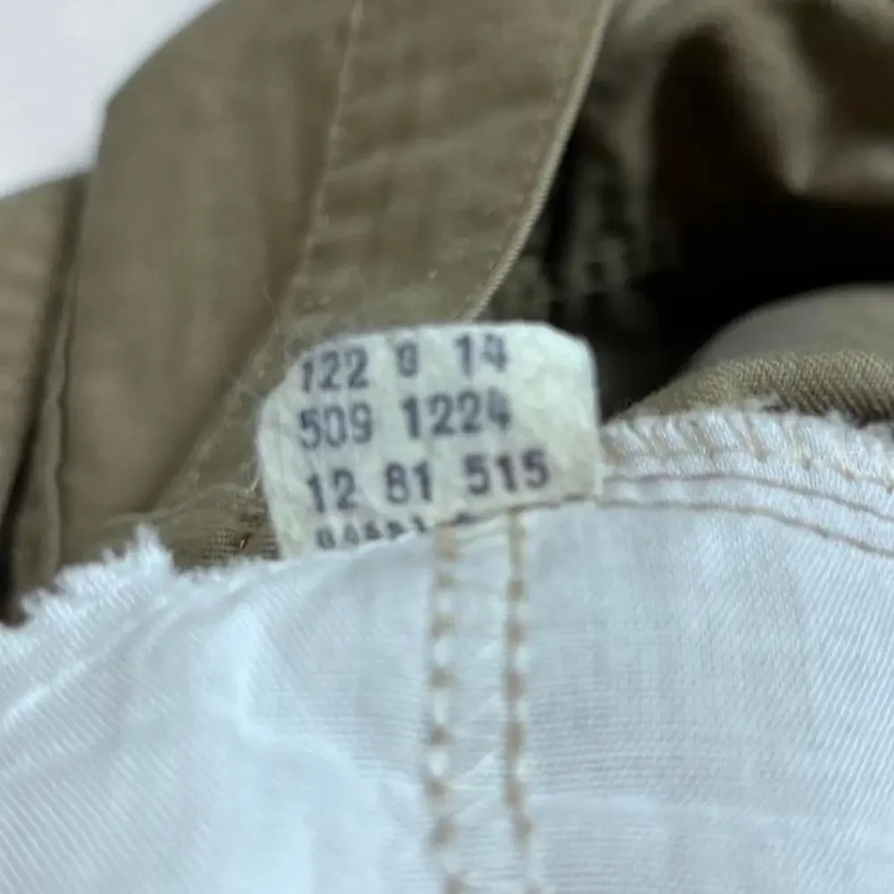 Levi’s Jeans 509 Vintage 70s USA Made Red Tab Khaki Chino Cotton Twill Pants 31”